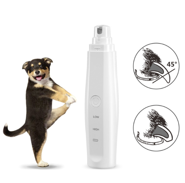 FurFlick Pet Nail Grinder — Safe Electric Nail Trimmer for Cats & Dogs